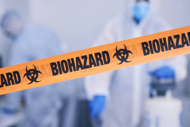 Professional Blood Cleanup technician working in Papillion, NE